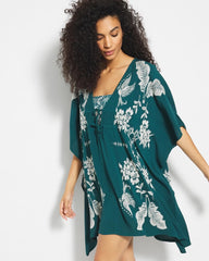 DEEP TEAL - Embroidered Cover-Up | Soma