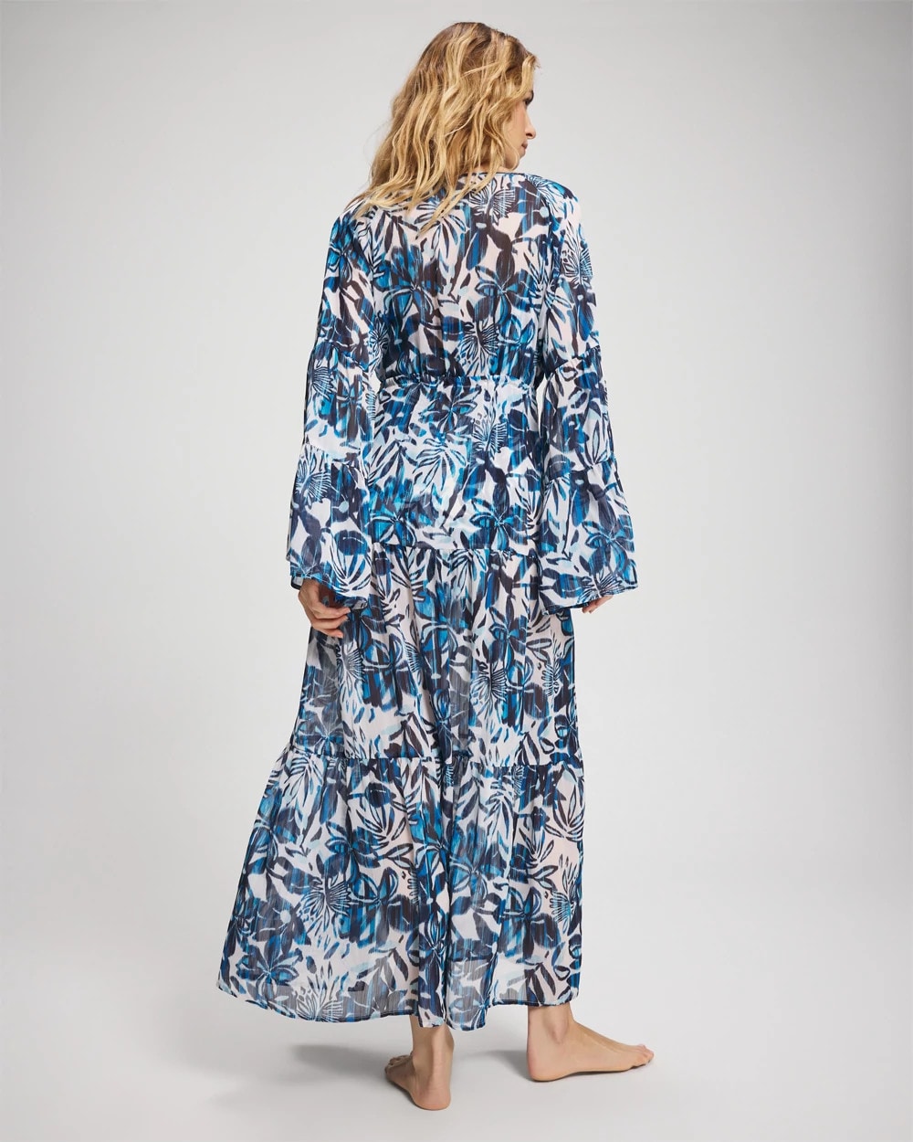 MULTI - Turning Tides Keep It Moving Chiffon Dress | Soma