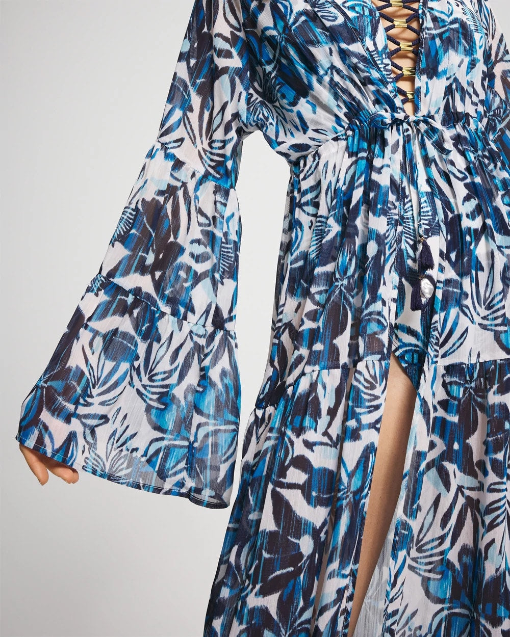 MULTI - Turning Tides Keep It Moving Chiffon Dress | Soma
