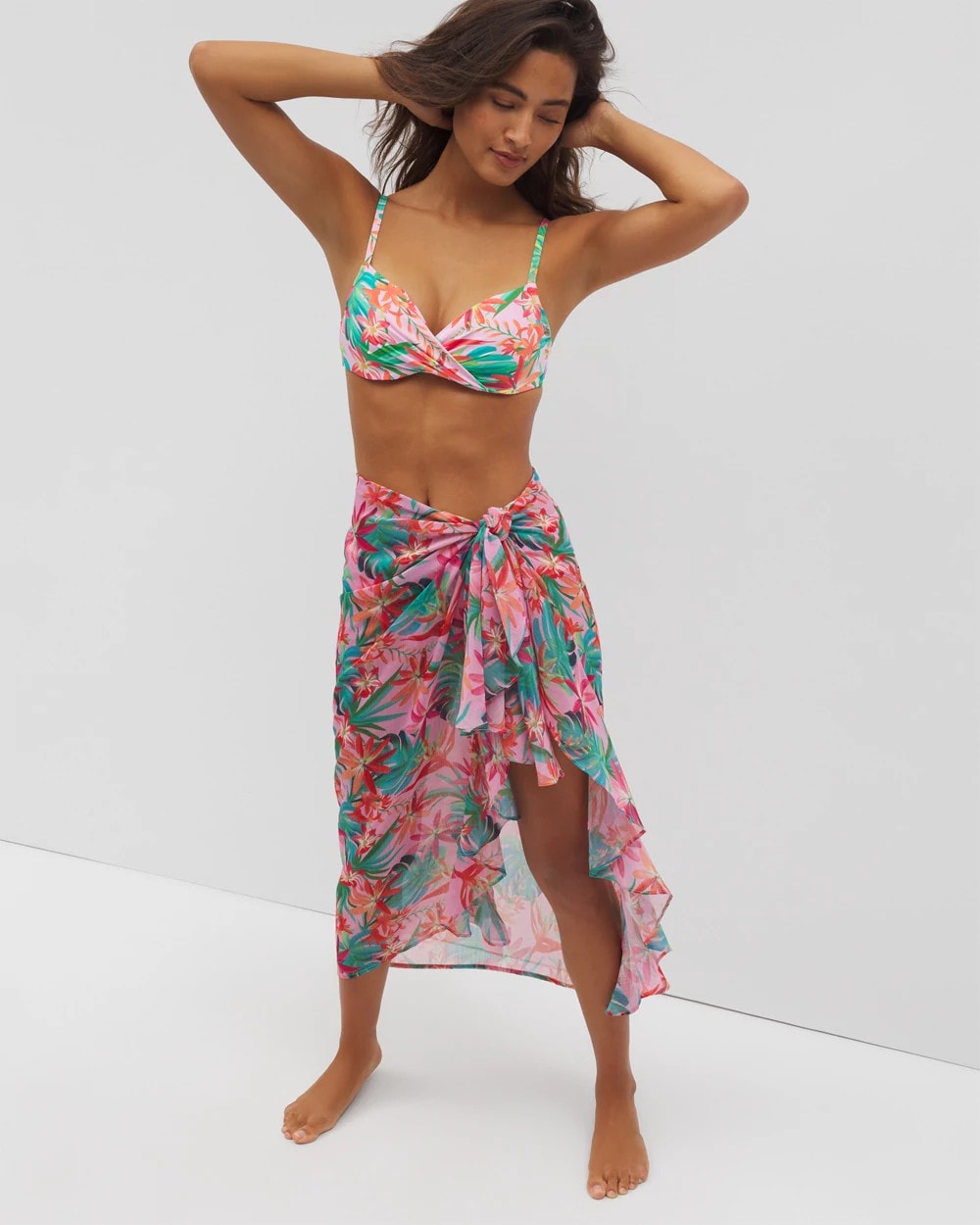 MULTI - Everything Under the Sun Ruffle Pareo | Soma