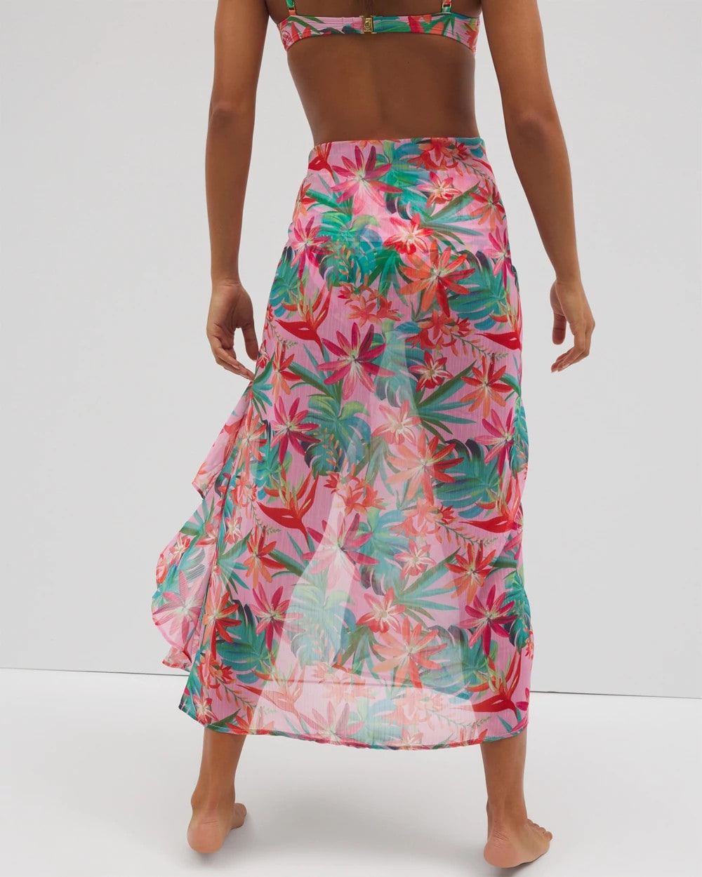 MULTI - Everything Under the Sun Ruffle Pareo | Soma