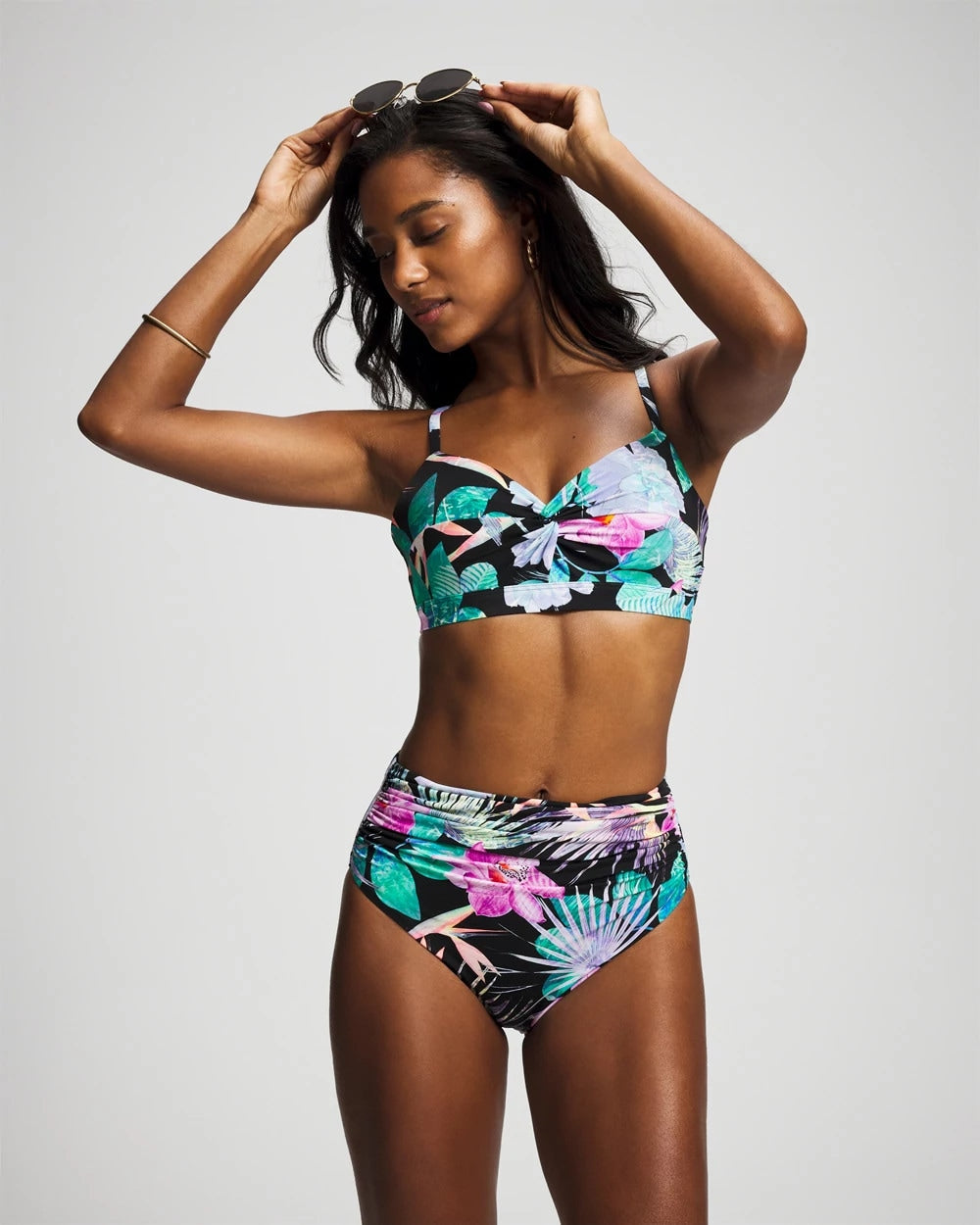 LUSH TROPICAL BLACK - Enbliss Wireless Bikini | Soma