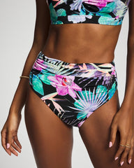LUSH TROPICAL BLACK - High-Waist Enbliss Bottom | Soma