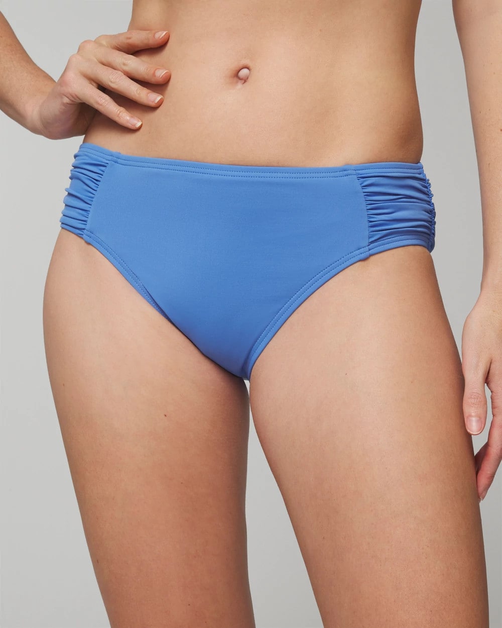 FRENCH BLUE - Ruched Bikini Bottoms | Soma
