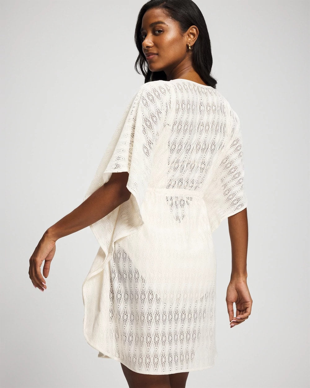 COCONUT WATER - Sunkissed Crochet Chiffon Caftan | Soma
