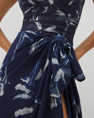 PALM TOILE NIGHTFALL NAVY - Rayon Crepe Pareo | Soma