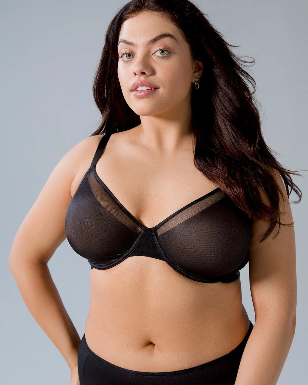 BLACK - Unlined Perfect Coverage Bra | Soma