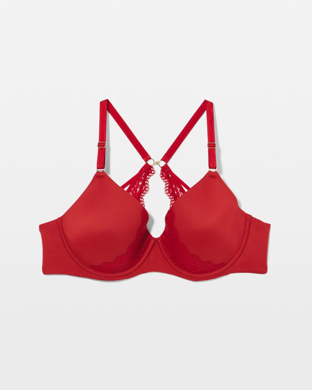 PAINT THE TOWN RED - Perfect Coverage Convertible Bra with Lace back | Soma
