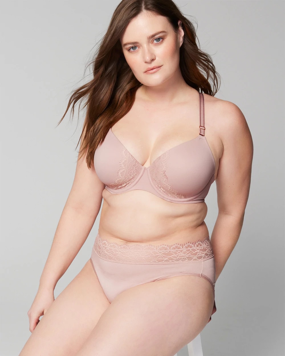 ADOBE ROSE - Perfect Coverage Convertible Bra with Lace back | Soma