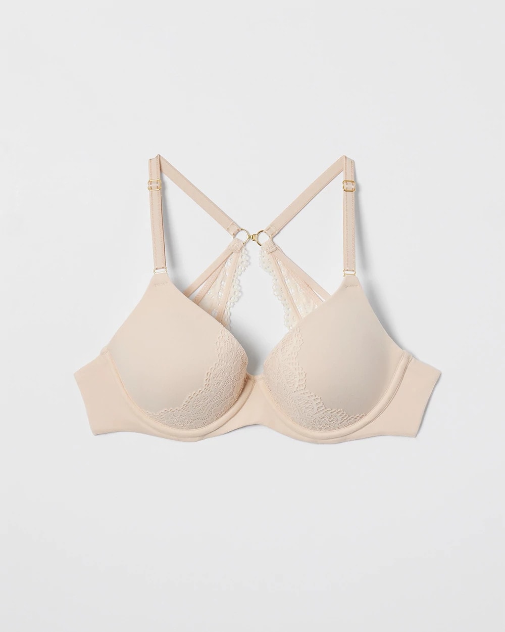 PALE SAND - Perfect Coverage Convertible Bra with Lace back | Soma