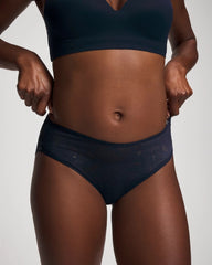 NIGHTFALL NAVY - All-Over Lace Hipster | Soma